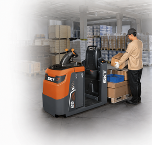 New Arrival OPD20/25-581 UGD Lithium Electric Stacker 2t 2.5t Small Warehouse Self Loading Stacker CE Approved - Product Image 3