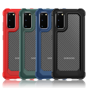 Tschick – coque en Silicone PC + TPU en Fiber de carbone pour <span class=keywords><strong>Samsung</strong></span> <span class=keywords><strong>Galaxy</strong></span> <span class=keywords><strong>S20</strong></span> <span class=keywords><strong>Ultra</strong></span> S20Plus <span class=keywords><strong>S20</strong></span>, housse de protection Matte - Product Image 2