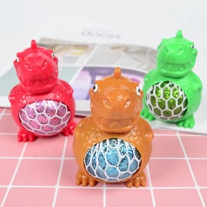 ของเล่นบีบลดความเครียดรูปไดโนเสาร์ลูกองุ่นนุ่มนิ่ม TPR รุ่นใหม่ ขายดี - Product Image 4