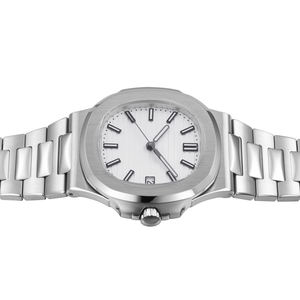 Montre de sport de luxe pour homme, boîtier octogonal, bracelet intégré en acier inoxydable, remontage automatique, montre-bracelet pour galas caritatifs - Product Image 4