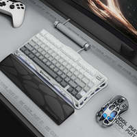 Keyboard Gaming Mekanik GravaStar Mercury K1 75% 79 Tombol Nirkabel Berkabel Tiga Mode Struktur Gasket