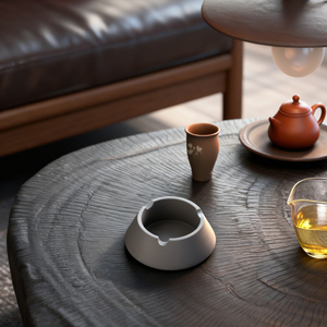 Cendrier en béton en forme de soucoupe volante, durable, portable, écologique, de haute qualité, pour la maison, le <span class=keywords><strong>bureau</strong></span>, l'extérieur - Product Image 2