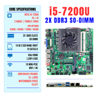 Nouvelle carte mère industrielle Mini ITX 6 ports COM RS485 RS422 avec Watchdog matériel et GPIO, compatible Intel Core i5 7200U (6e-9e génération), 2x DDR3 SO-DIMM, Mini PCIe