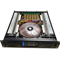 Amplificateur de puissance professionnel 2U H-class 4 canaux 1000W offrant une qualité sonore exceptionnelle et convient aux scènes de karaoké.