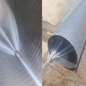 זרבובית בלחץ גבוה חוטבי ביוב קרמי ניקוי בוצה גריז פסולת 3/8 חוט פנימי נירוסטה 40l/min - Product Image 6