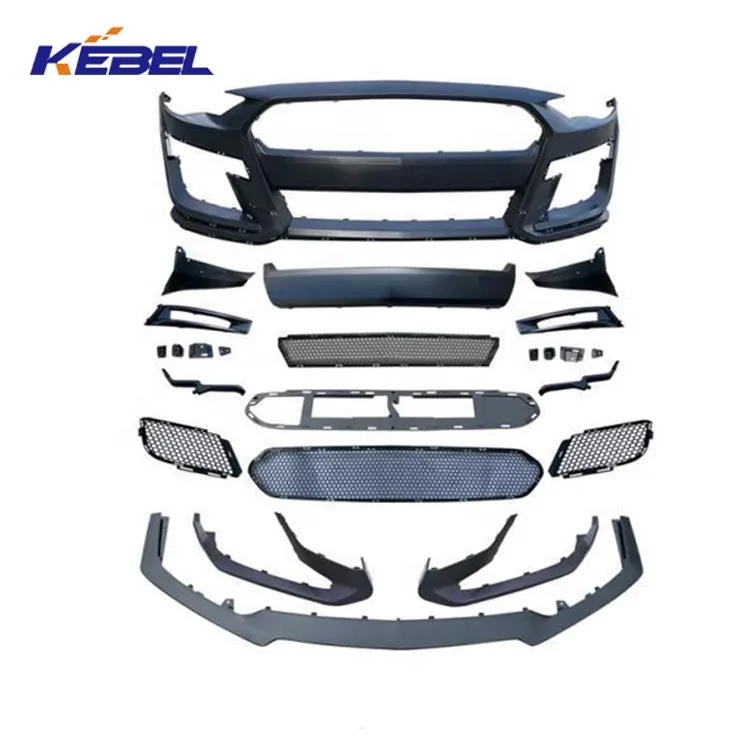 High quality vehicle GT500 front bumper kit auto parts car bumpers front for Ford Mustang 2018 2019 2020