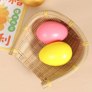 Colorful Resin Wooden Egg 3D <b>Magnetic</b> Ornament Creative Modern Medium Personalized Eco-friendly Fridge Magnet Decoration Message - Product Image 3