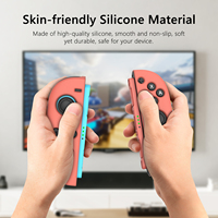 Aksesori pelindung silikon tiga warna menutupi casing Gamepad kanan dan kiri untuk Nintendo Switch 2