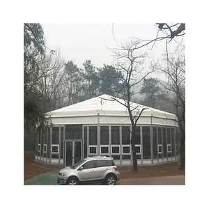Outdoor Fire Waterproof Events Wedding Party Tent Design Protection Polygonal Outdoor Tent For Events 300 People