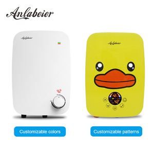 Calentador de agua eléctrico instantáneo de 8000W y 220V, con temática musical para niños, una tecla, 38 <span class=keywords><strong>grados</strong></span> centí<span class=keywords><strong>grados</strong></span>, seguro, impermeable, plástico, hogar, Inglés - Product Image 3