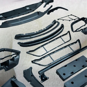 Kit carrosserie complet pour Porsche 718 Cayman <span class=keywords><strong>GT4</strong></span> 982 <span class=keywords><strong>GT4</strong></span> <span class=keywords><strong>RS</strong></span> en fibre de carbone : pare-chocs avant et arrière, jupes latérales, spoiler, aérations de capot, pièces aérodynamiques - Product Image 3