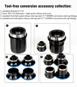 Koozer-Convertidor de bujes de bicicleta de montaña, <span class=keywords><strong>Micro</strong></span> <span class=keywords><strong>Spline</strong></span> 12S Freehub XM490 BM440 PRO, adaptador de tapa de extremo de 8, 9, 10 y 11 velocidades XD - Product Image 6