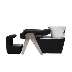 现代设计多功能洗发床耐用不锈钢框架陶瓷盆厂家批发好价格中国制造 - Product Image 2