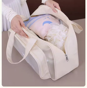 Cross-border New PVC <b>Zipper</b> Closure Dry Wet Separation Waterproof Swimming Beach Fitness Sports <b>Storage</b> Toiletries Cosmetic <b>Bag</b> - Product Image 2