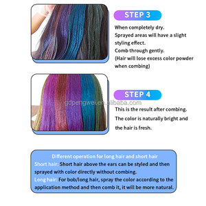 <span class=keywords><strong>Spray</strong></span> de teinture pour <span class=keywords><strong>cheveux</strong></span> temporaire personnalisé pour fête, plusieurs couleurs, <span class=keywords><strong>spray</strong></span> pour <span class=keywords><strong>cheveux</strong></span> lavable pour hommes et femmes - Product Image 2