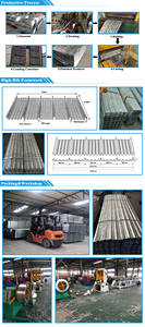 Coffrage permanent galvanisé à nervures haute résistance, 9 nervures, 4 ouvertures, 0,35 mm, 610x2440 mm, <span class=keywords><strong>pour</strong></span> systèmes d'égout, lambris à nervures - Product Image 4