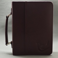 Nouveauté Produit le plus précieux Couverture biblique en cuir véritable de haute qualité avec fermeture éclair Couverture de livre Design haut de gamme Sac à main