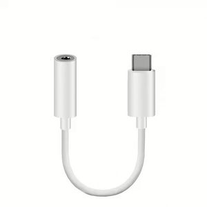 2 in 1 USB-<b>C</b> <b>Type</b> <b>C</b> to 3.5mm Aux Audio Headphone <b>Adapter</b> Cable - Product Image 2