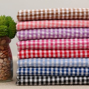 Wholesale Stock Yarn Dyed Polyester Cotton Check Plaid Crepe Cotton Fabric for <strong>Shirting</strong> Clothing - Product Image 5