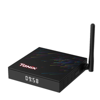 TV Box Android 12 Pintar Murah Pabrik Tanix Tx68 Allwinner H618 Quad Core 4K 2.4G 5GHz Dual Band WiFi6 2GB 16GB Garansi 1 Tahun