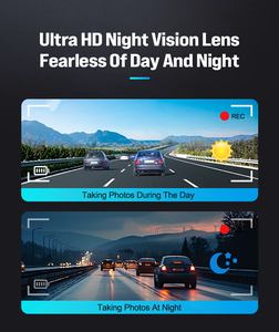 8 ''HD dual-channel Dash Cam sao lưu máy ảnh <span class=keywords><strong>DVR</strong></span> Ghi cho xe/RV/Xe Tải/Trailer tầm nhìn ban đêm bãi đậu xe giám sát vòng lặp ghi âm - Product Image 5