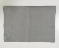 Napperons en lin bon marché en gros de couleur unie avec ourlet pour les mariages Restaurant Hôtel