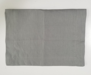 Napperons en lin bon marché en gros de couleur unie avec ourlet pour les mariages Restaurant Hôtel - Product Image 2