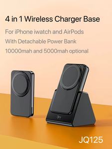 Banque d'alimentation magnétique 5000 100000mah 4 en 1 avec base de charge sans fil <span class=keywords><strong>amovible</strong></span> pour <span class=keywords><strong>Iphone</strong></span> Iwatch et airpods - Product Image 6