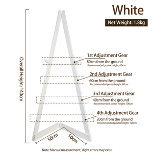 Expositor Publicitario Plegable de Madera HUEVE Personalizado, Ligero, Fácil de Montar, Soporte Ajustable para Carteles y Letreros - Product Image 2