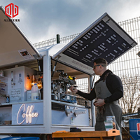 Chariot de café à prix d'usine, chariot de nourriture électrique, tuk-tuk, camion électrique personnalisé en tôle galvanisée, restauration rapide, France