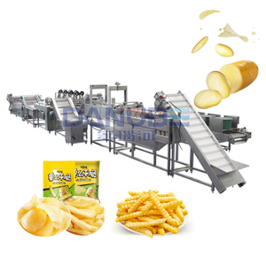 Machine automatique de cuisson de frites, ligne de production certifiée de frites pré-frites, prix - Product Image 1