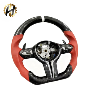 Volant sport en cuir et fibre de carbone HZ personnalisé pour <span class=keywords><strong>BMW</strong></span> M3 M5 Série 3 Série 5 F10 F20 F30 F31 F32 - Product Image 2