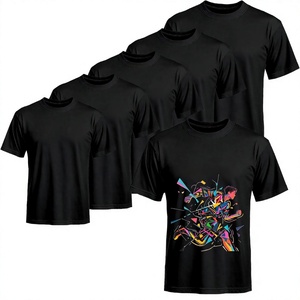 A 22147 Sporty Long Men's T-shirt <b>100</b>% <b>Polyester</b> 260g <b>Yarn</b> Dyed Digital Printed Jersey Fabric - Product Image 2