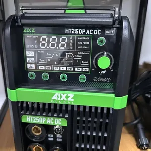 เครื่องเชื่อมอะลูมิเนียมอเนกประสงค์สำหรับจอ LCD Smart Aixz AIT250P ACDC 6 in 1 AC DC HF TIG ชีพจรเย็น