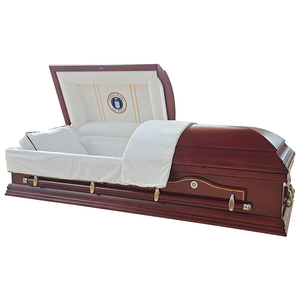 Гроб из массива дерева в европейском стиле для взрослых похоронная Кремация стандартные деревянные европейские гробы - Product Image 4