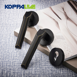 KOPPALIVE Ensemble de serrures de <span class=keywords><strong>porte</strong></span> en laiton massif pour intérieur, chambre, salle de bain, <span class=keywords><strong>cuisine</strong></span>, poignée factice pour <span class=keywords><strong>porte</strong></span> en bois - Product Image 2