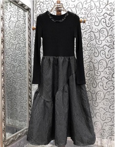 navy blue dress for baby girl Autumn Evening Knit Dresses for Women Maxi Winter Women's Sweater Knitted  One-piece Dress Sexy 2025 Long Sleeve Chic and Elegant main image 0