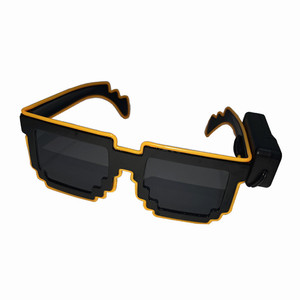 Gafas LED con Mosaico Brillante para Bares, Fiestas de Cumpleaños, Accesorios Creativos para Fotos, Ambiente Luminoso en la Oscuridad - Product Image 5