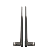 Antenne omnidirectionnelle sans fil portable 5dbi avec connecteur BNC, amplificateur de signal Wifi pour intérieur, antenne externe
