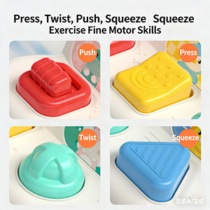 Giocattolo Pop-up Peek-a-boo 2026 per Bambini di <span class=keywords><strong>1</strong></span> <span class=keywords><strong>Anno</strong></span>, Scatola Sorpresa con Puzzle Interattivo per l'Educazione Precoce - Product Image 4