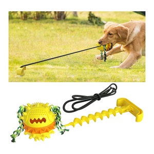 GARIDA Jouet de tirage à la corde pour animaux de compagnie, balle flottante pour chiens, jouet à mâcher pour animaux, balle à tirer à la corde - Product Image 6