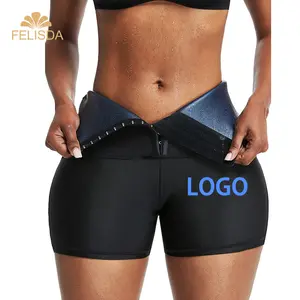 Sweat Sauna Calças Body Shaper Emagrecimento Cintura Alta Trainer Tummy Thermo Sweat Leggings Fitness Workout Shapewear calcinha