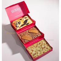 Boîte à biscuits personnalisée pour cadeaux de fête, boîte à bonbons en gros, boîte écologique avec séparateur, boîte d'emballage pour biscuits, bonbons et pâtisseries