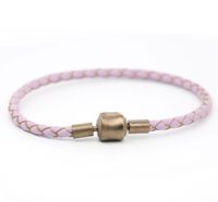 Accessoires simples et élégants pour femmes et hommes - Bracelet en acier inoxydable à faire soi-même - Bracelet en cuir pour couple