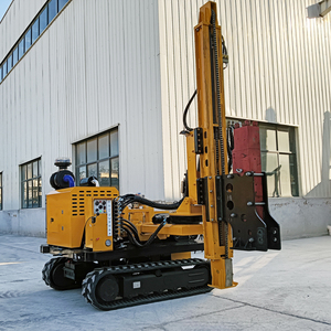 Mini-rampe à pieux avec fonction de forage DTH et de pieux à vis pour clôtures ferroviaires HXR3 – Prix usine - Product Image 2