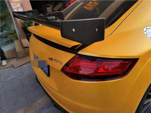 สปอยเลอร์หลังมันวาวสูงสไตล์ GT คาร์บอนไฟเบอร์สปอยเลอร์ปีกหลังสำหรับ Audi TT TTS Mk3 ttrs R8 S3 <span class=keywords><strong>S4</strong></span> S5 2015-2019 - Product Image 5