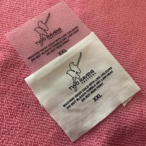 Étiquette transparente de transfert thermique en film PET, logo de l'entreprise - Product Image 1