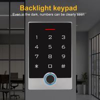 Clavier de contrôle d'accès WiFi Smart Life APP, lecteur de carte RFID, écran tactile, contrôleur d'accès, système de serrure de porte électrique