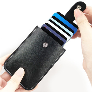 Hot Selling <strong>Personalised</strong> Custom Label PU Leather Business Credit Card Holder <strong>Wallet</strong> for <strong>Men</strong> - Product Image 3