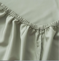 Ensemble de draps de lit jetables écologiques en bambou 100% biologique personnalisés, vente en gros